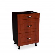 Corp inferior 50 cu 3 sertare metalice pentru greutate Zebra MDF mustata cedru Corp inferior 50 cu 3 sertare metalice pentru greutate Zebra MDF mustata cedru